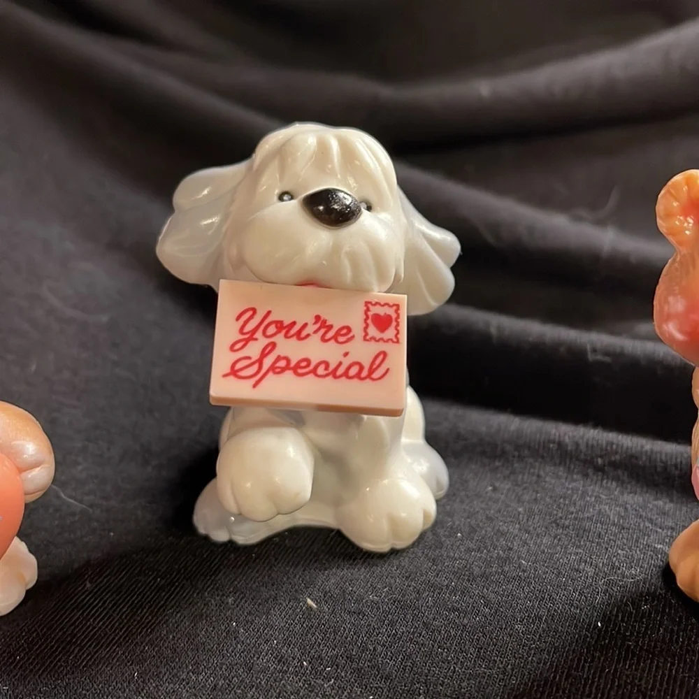 Vintage set of 3 Mini Figurines- “I Love You”, “You’re Special”, and “#1 Mom”